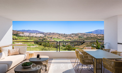 Modern frontline golf apartments with sea views for sale in Mijas - Costa del Sol 59476