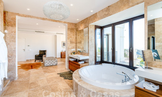 Stately Mediterranean-style luxury villa for sale with stunning panoramic sea views in Marbella - Benahavis 59837 