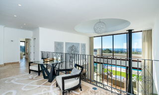 Stately Mediterranean-style luxury villa for sale with stunning panoramic sea views in Marbella - Benahavis 59846 