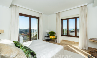 Stately Mediterranean-style luxury villa for sale with stunning panoramic sea views in Marbella - Benahavis 59853 