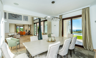 Stately Mediterranean-style luxury villa for sale with stunning panoramic sea views in Marbella - Benahavis 59868 
