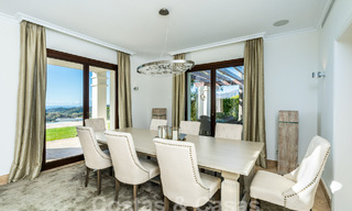 Stately Mediterranean-style luxury villa for sale with stunning panoramic sea views in Marbella - Benahavis 59870 