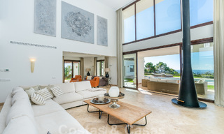Stately Mediterranean-style luxury villa for sale with stunning panoramic sea views in Marbella - Benahavis 59871 