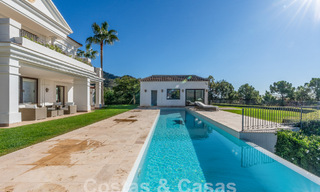 Stately Mediterranean-style luxury villa for sale with stunning panoramic sea views in Marbella - Benahavis 59883 