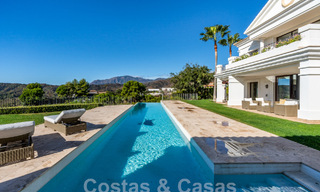 Stately Mediterranean-style luxury villa for sale with stunning panoramic sea views in Marbella - Benahavis 59884 