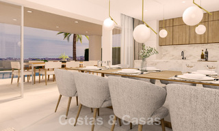 Energy-efficient new-build villas for sale with panoramic sea views in Mijas, Costa del Sol 60063 
