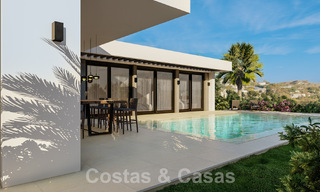 Energy-efficient new-build villas for sale with panoramic sea views in Mijas, Costa del Sol 60065 