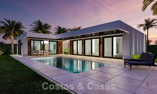 Energy-efficient new-build villas for sale with panoramic sea views in Mijas, Costa del Sol 60070 