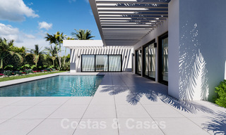 Energy-efficient new-build villas for sale with panoramic sea views in Mijas, Costa del Sol 60071 