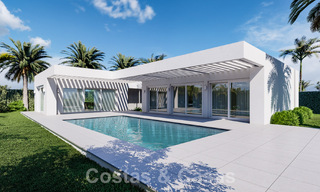 Energy-efficient new-build villas for sale with panoramic sea views in Mijas, Costa del Sol 60079 