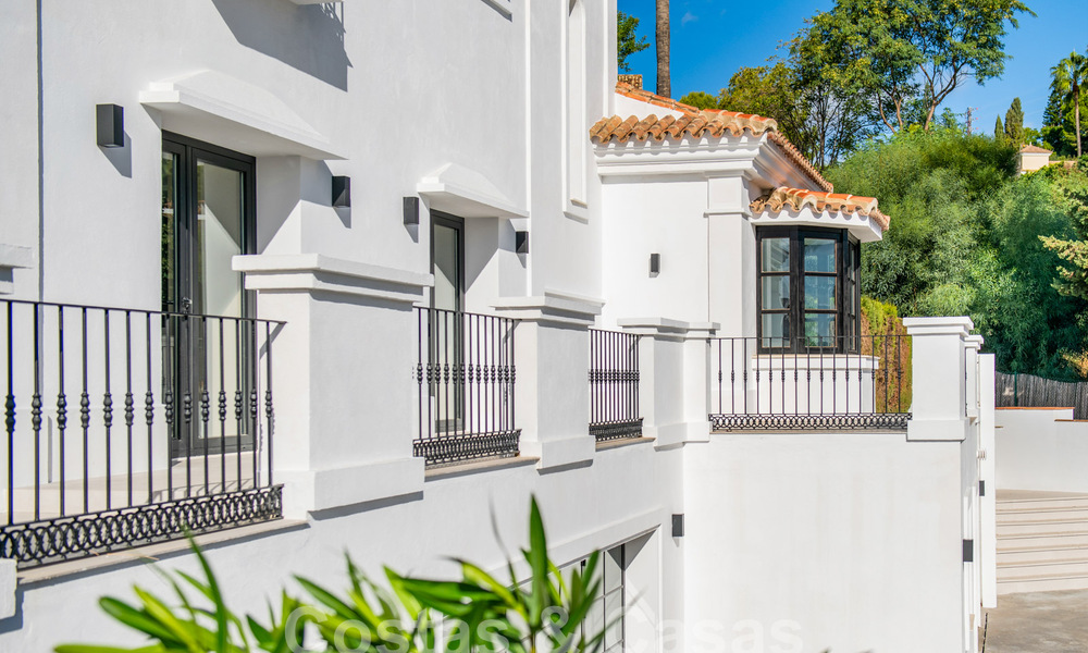 Luxury villa in a classic and Andalusian architectural style w/ sea views for sale, New Golden Mile, Marbella - Estepona 60088