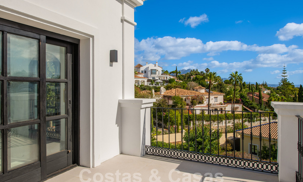 Luxury villa in a classic and Andalusian architectural style w/ sea views for sale, New Golden Mile, Marbella - Estepona 60097