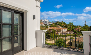 Luxury villa in a classic and Andalusian architectural style w/ sea views for sale, New Golden Mile, Marbella - Estepona 60097 