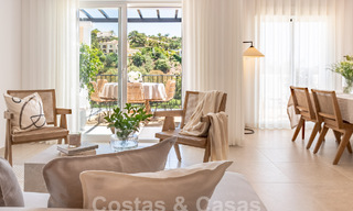 Contemporary renovated penthouse for sale with spacious terrace and sea views in La Quinta golf resort, Benahavis - Marbella 60619 