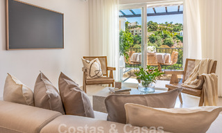 Contemporary renovated penthouse for sale with spacious terrace and sea views in La Quinta golf resort, Benahavis - Marbella 60620 