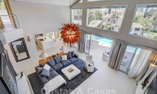 Modern luxury villa for sale looking at the golf in Nueva Andalucia, Marbella 60798 