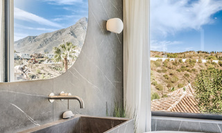 Luxury villa for sale with modern-Mediterranean design and sea views in Nueva Andalucia, Marbella 60938 