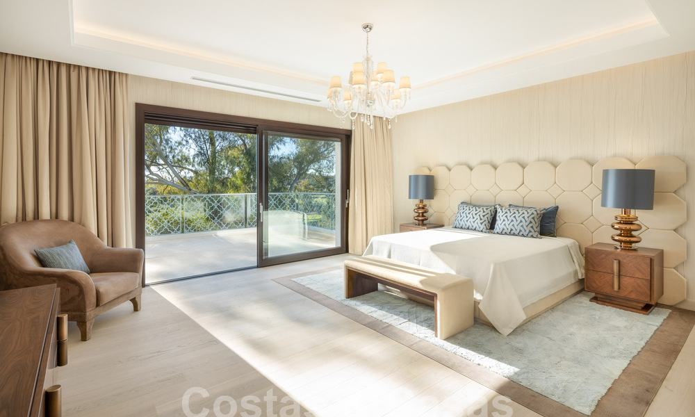 Contemporary luxury villa for sale, unique frontline golf location in Nueva Andalucia's golf valley, Marbella 61125