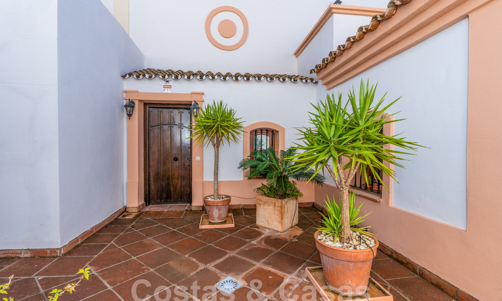 Charming, Andalusian, semi-detached house with sea views for sale in the hills of Marbella - Benahavis 61892