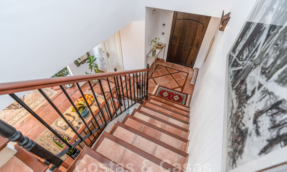 Charming, Andalusian, semi-detached house with sea views for sale in the hills of Marbella - Benahavis 61912