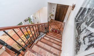 Charming, Andalusian, semi-detached house with sea views for sale in the hills of Marbella - Benahavis 61912 