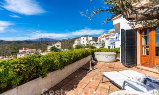 Charming, Andalusian, semi-detached house with sea views for sale in the hills of Marbella - Benahavis 61921 