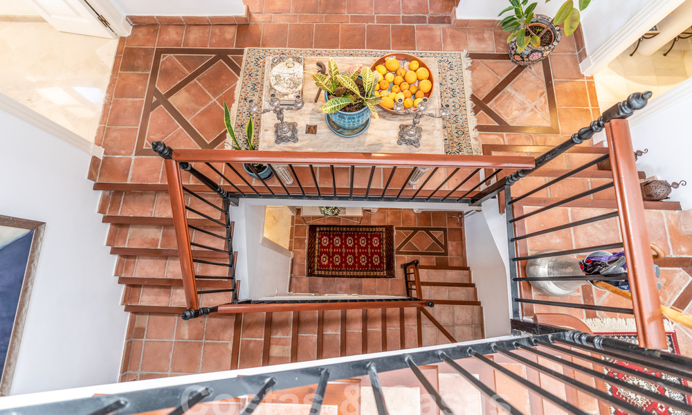 Charming, Andalusian, semi-detached house with sea views for sale in the hills of Marbella - Benahavis 61927
