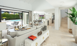Modern, Mediterranean luxury villa for sale in a sought-after beach urbanisation in San Pedro, Marbella 62054 