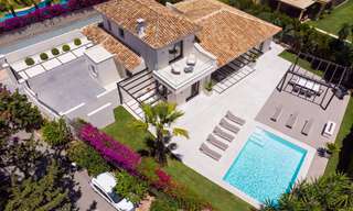 Modern, Mediterranean luxury villa for sale in a sought-after beach urbanisation in San Pedro, Marbella 62065 