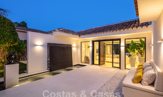 Modern, Mediterranean luxury villa for sale in a sought-after beach urbanisation in San Pedro, Marbella 62074 