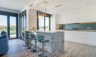New development of modern luxury villas for sale, frontline golf with sea views in Mijas, Costa del Sol 62448 