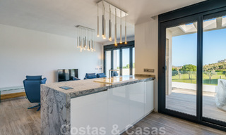 New development of modern luxury villas for sale, frontline golf with sea views in Mijas, Costa del Sol 62452 