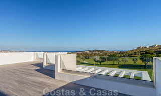 New development of modern luxury villas for sale, frontline golf with sea views in Mijas, Costa del Sol 62456 