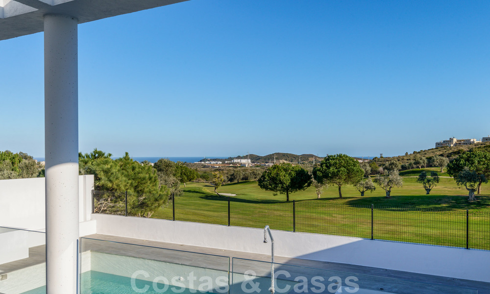 New development of modern luxury villas for sale, frontline golf with sea views in Mijas, Costa del Sol 62465