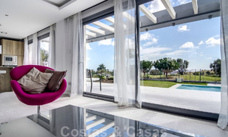 New development of modern luxury villas for sale, frontline golf with sea views in Mijas, Costa del Sol 62473 