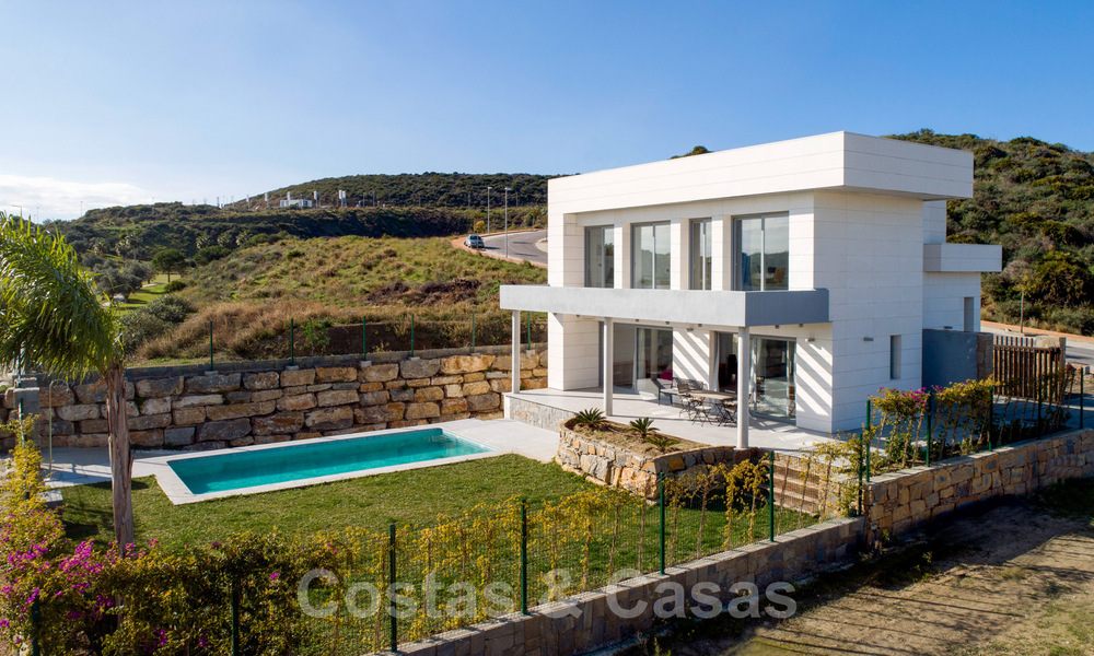 New development of modern luxury villas for sale, frontline golf with sea views in Mijas, Costa del Sol 62477