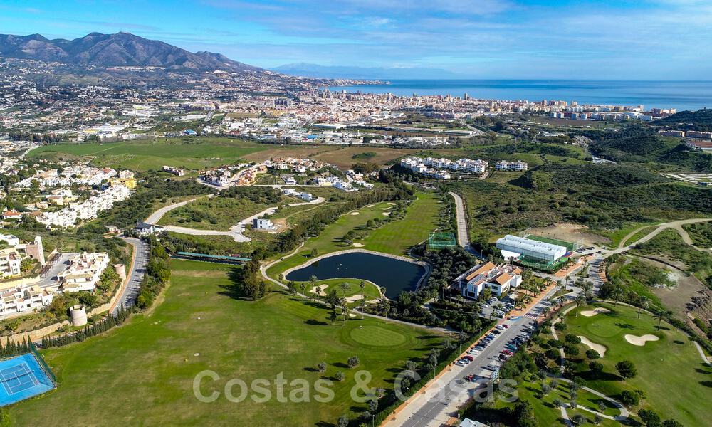 New development of modern luxury villas for sale, frontline golf with sea views in Mijas, Costa del Sol 62483