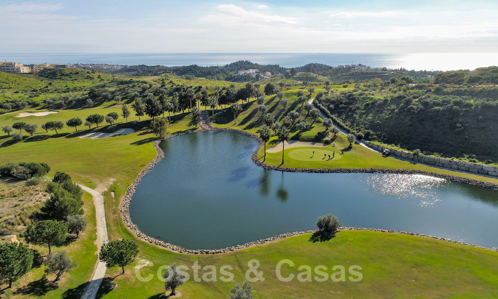New development of modern luxury villas for sale, frontline golf with sea views in Mijas, Costa del Sol 62486