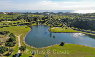 New development of modern luxury villas for sale, frontline golf with sea views in Mijas, Costa del Sol 62486 