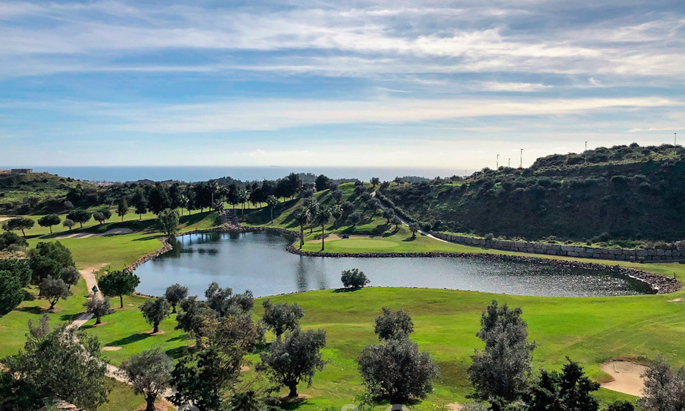New development of modern luxury villas for sale, frontline golf with sea views in Mijas, Costa del Sol 62488