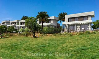 New development of modern luxury villas for sale, frontline golf with sea views in Mijas, Costa del Sol 62490 