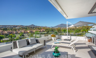 Modern 3 bedroom apartment with spacious terraces for sale on the New Golden Mile between Marbella and Estepona 62497 