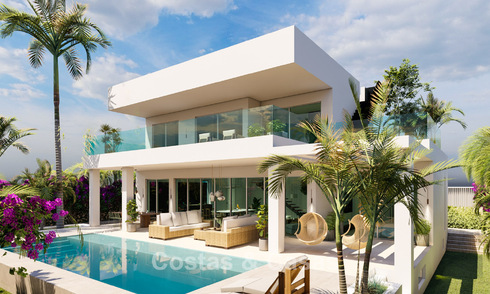 Ready to move in, new, modern villa for sale just steps from the beach and all amenities in San Pedro, Marbella 63566