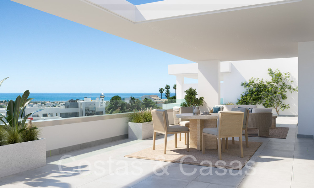 Ecological new-build apartments for sale on the New Golden Mile between Marbella and Estepona 64873