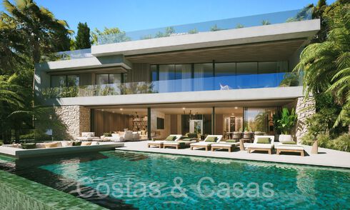 Building plot + exclusive villa project for sale adjacent to the golf course in Nueva Andalucia, Marbella 64959