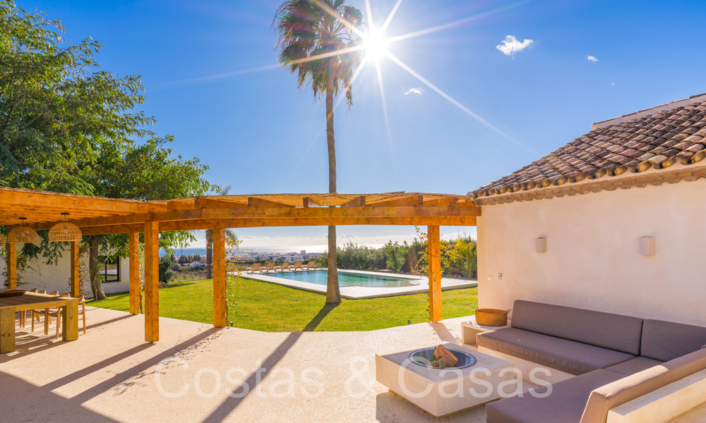 Andalusian luxury estate with guesthouse and sublime sea views for sale in the hills of Estepona 65127