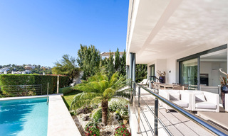 Modernist luxury villa for sale in a gated urbanization in La Quinta, Marbella - Benahavis 65707 