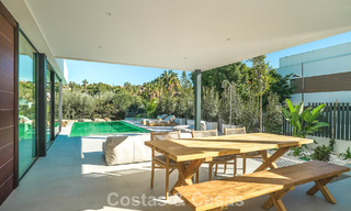 Ready to move in, modern luxury villa for sale adjacent to the golf course on the New Golden Mile, Marbella - Estepona 66405 