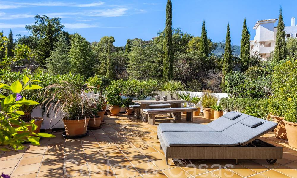 Modern Andalusian style duplex penthouse surrounded by nature in the hills of Marbella 66968