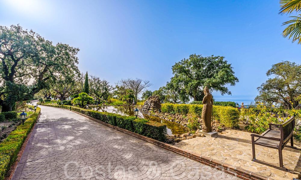 Magnificent Andalusian country estate for sale on an elevated plot of 5 hectares in the hills of East Marbella 67536